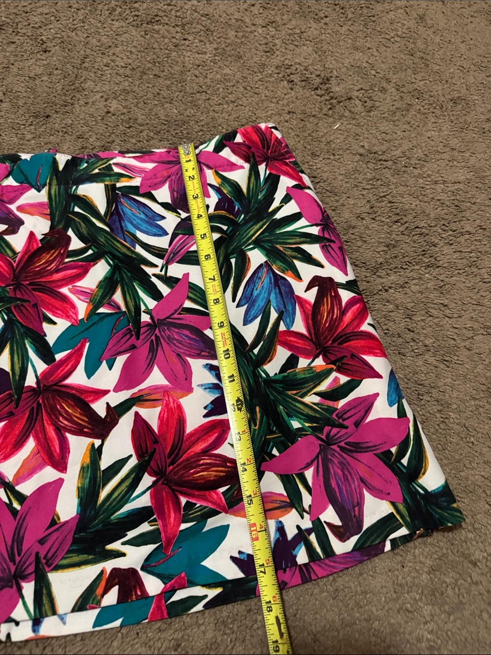 Lily Hagen Active Skort-Sz 14-Botanical Print-Pockets-Zip Back - Picture 12 of 15